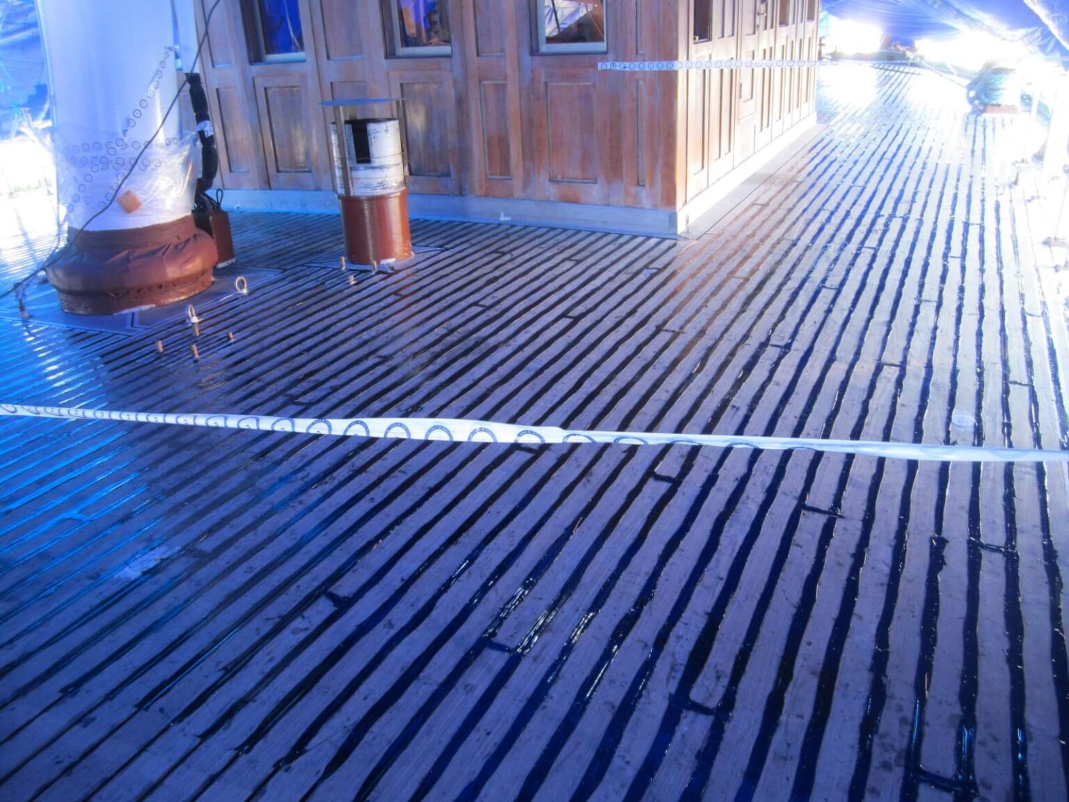 Reparacion cubierta teca 4